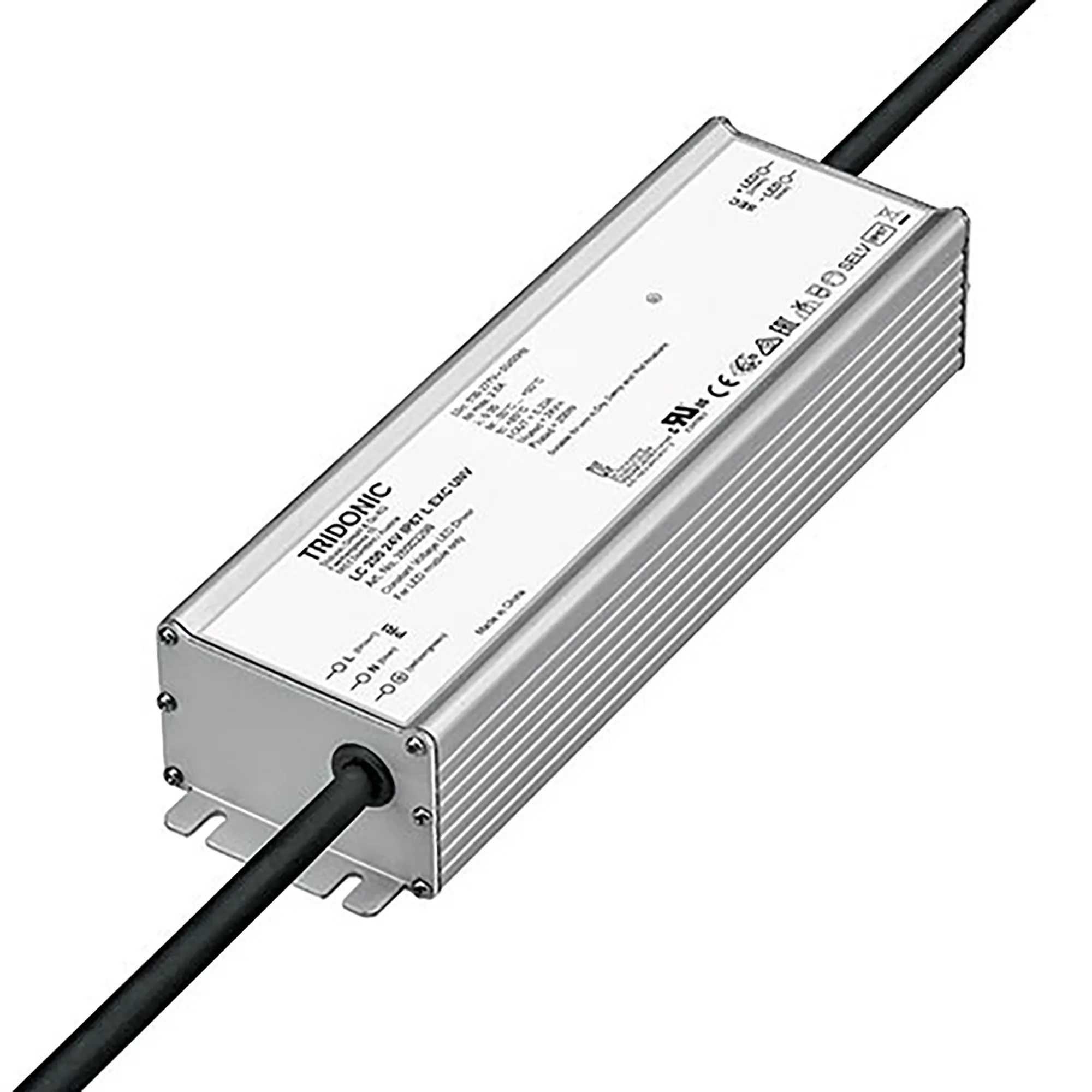 LC 200W 24V IP67 L EXC UNV Constant Voltage LED Driver IP67 Dry, damp and wet location.